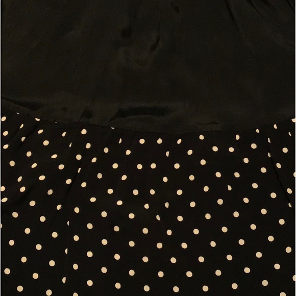 Shelli Segal VINTAGE Black Polka Dot Skirt from Broadway NWT! - Picture 5 of 8